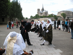 Les Pastoureaux de la Valoine : en scène sur les  bords de Seine (juin 2007)